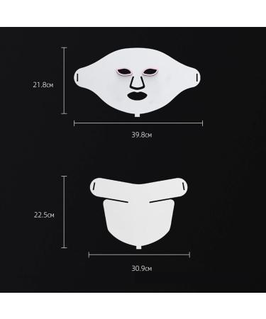  OSMARI LED Silica Gel Mask 7-Color Photon Rejuvenation Acne Removal Beauty Instrument with Neck Mask - Buy Online on GoSupps.com