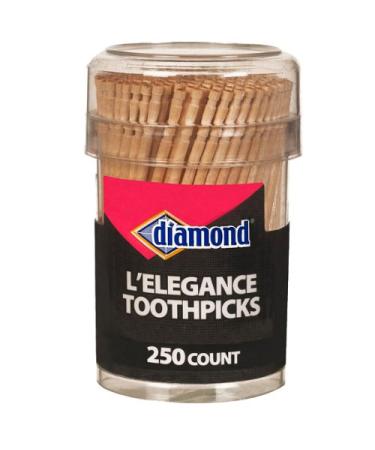 Diamond L'Elegance Toothpicks - 250 Ct(pack of 2)