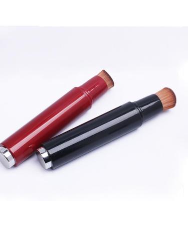 TOVINANNA Retractable Makeup Brush Small Mini Makeup Brush Multifunction Foundation Brush Blush Brush Travel Lip Brush Foundation Blending Powder Brush Black 16.00X2.50X2.50CM Black - Buy Online on GoSupps.com