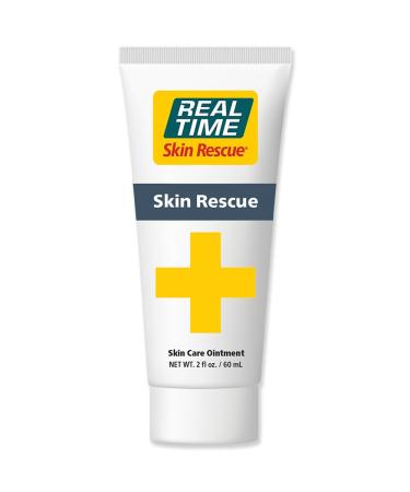 Real Time Skin Rescue Ointment - 2 Ounce Tube | Intensive Skin Relief for Dryness, Irritation, Burns, and Scars 2 Fl Oz (Pack of 1)