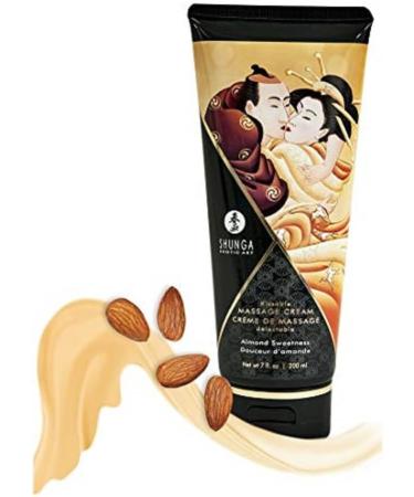 Shunga Almond Sweetness Massage Cream - Luxurious Intimacy & Relaxation for All | International Shipping - Buy Online on GoSupps.com