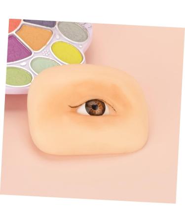 Professional Skin Tool Makeup Flexible Eye Training Mold Artificial Reusable Simulated Make 6.9x5.2cm As Shown 2 - Buy Online on GoSupps.com
