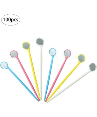 100 Disposable Anti-Fog Dental Mirrors - Professional Teeth Inspection Tools | International Shipping - Buy Online on GoSupps.com