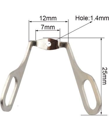 SBTRKT 5Pcs Glasses Nose Bridge Pads - Metal Frameless Optical Frame Repair Parts for Perfect Fit - Buy Online on GoSupps.com