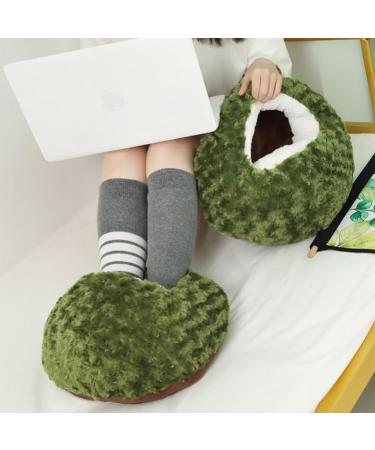 NEZIH Comfortable Foot Warmer Pouch - Soft Anti-Slip Foot Warmer for Men & Women | Perfect for Under Desk Bed Office & Home - Green - Buy Online on GoSupps.com