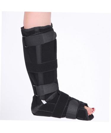 Mobestech Ankle Support Brace for Adults - Fixed Ankle Support for Ankle Fractures - Adjustable Black Splint - Buy Online on GoSupps.com