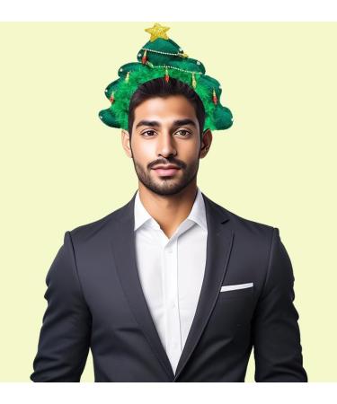 RmKbe Christmas Tree Headband with Bells Xmas Tree Headwear Christmas Headbands Christmas Fancy Dress Accessory for Adults - Buy Online on GoSupps.com