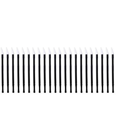 200 Pcs Lip Brush Applicator Lipstick Applicator Makeup Tool Kit 9.2*0.8*0.5cmx2pcs Black+Whitex2pcs