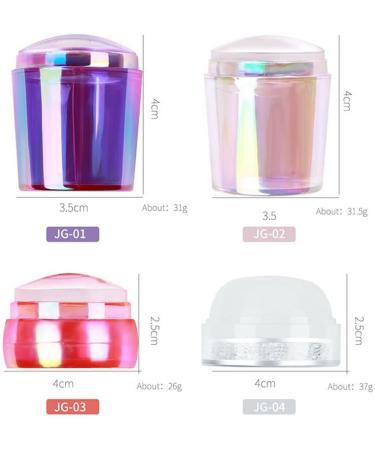 Silicone Nail Seal Stamp - Premium Manicure Stamp for Perfect Nail Art | International Shipping Available - Buy Online on GoSupps.com