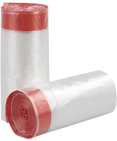Leendines Clear Drawstring Trash Bags 7 Gallon Garbage Bag 110 Count - Buy Online on GoSupps.com