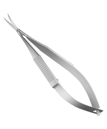 Cuticle Scissors Extra Fine Curved Nail Scissors Cuticle Trimmer Curved Fine Pointed Tip for Dry Dead Skin Skin Care Eyebrow Eyelash Trim Nail and Dry Skin