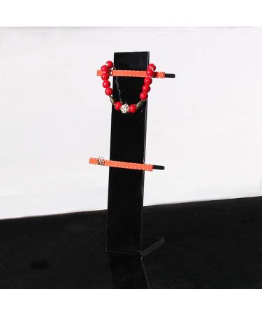 4-Piece Black Acrylic Hair Clip Display Stand Organizer - Buy Online on GoSupps.com