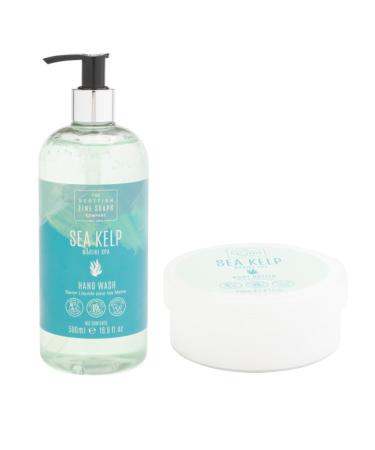 Sea Kelp Scottish Fine Soaps 8.5 fl oz Body Lotion and 16.9 fl oz Hand Wash Set