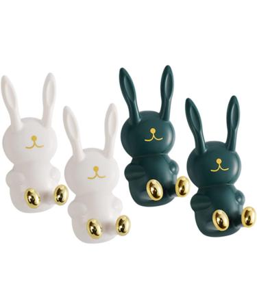 Alipis 16 StK Sticky Hooks - Versatile Bathroom Shaver Holder & Toothbrush Hooks Wall Connector Cable Organizers - White - Buy Online on GoSupps.com