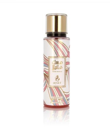 AYAT PERFUMES - Perfumed Mist 250ml - Body Mist with Oriental Scents - Arabian Fragrance For Men and Women - Made in Dubai (Musk Vanilla)