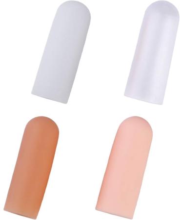 Buy 4 Pairs Finger Cots - Finger Sleeves & Thumb Protectors for Support | International Shipping Available - Buy Online on GoSupps.com