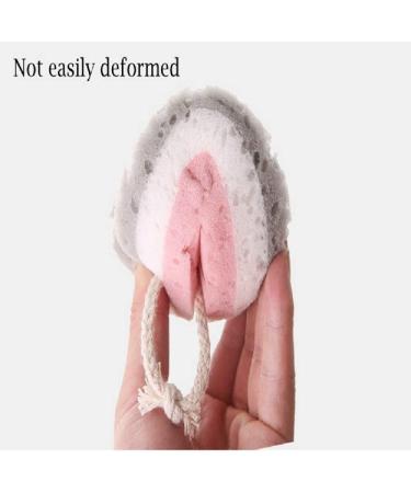 Super Soft Natural Bath Sponge - Gentle Exfoliating Scrubber 2 Pack - Buy Online on GoSupps.com