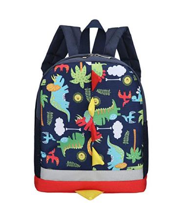 HWJIANFENG Kids Backpack Toddler Backpack Cute Waterproof Dinosaur Backpack for Boys Daycare Baby Backpack Boys Girls Dinosaur Blue B3