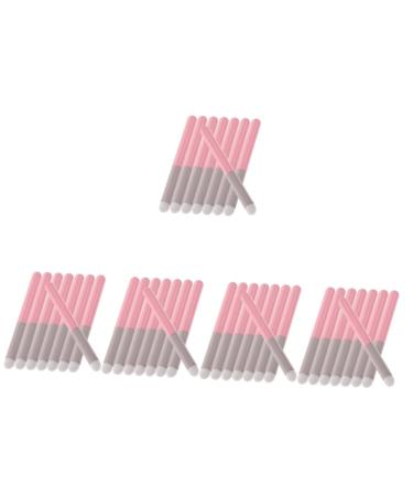 Balacoo 40 Pcs Lip Brush Lipstick Brush Smudge Stick Wet and Dry Travel Fiber Wool