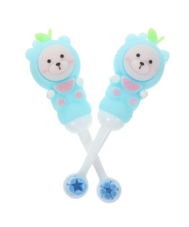 Minkissy 2st children's toothbrush with soft bristle hand toothbrushes children's toothbrushes & toothbrush for toddlers travel toothbrush sweet children's toothbrush children's teeth Sch ttgut 1 piece (1 Pack)