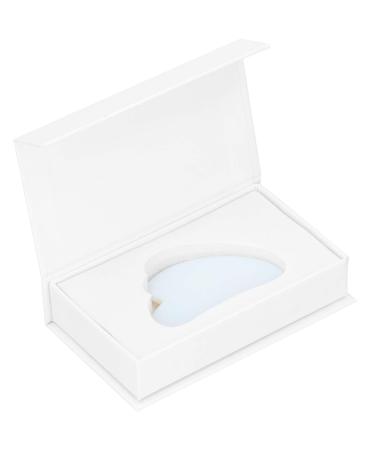 Scratch plate scratch massage device Heart -shaped board polished massage health relaxation crystal scratch plate for face shoulder leg belly (#3)