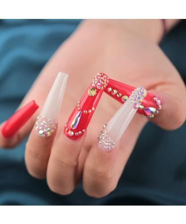 5000PCS 1.2mm Mini AB Glass Crystals for Nail Art - Iridescent, Long Lasting Shine - By BELLEBOOST - Buy Online on GoSupps.com