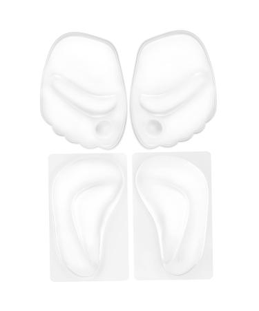FRCOLOR 2 Pairs Silicone Mat Forefoot Cushion Pads High Heel Arch Support Shoe Inserts Men Arch Support Forefoot Pads Feet Pads Arch Insert Support Arch Support Inserts Arch Pads As Shown Medium