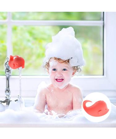 ALIBEBE Soft Whale Bathtub Faucet Cover for Kids - Pink | 1 Count - Buy Online on GoSupps.com