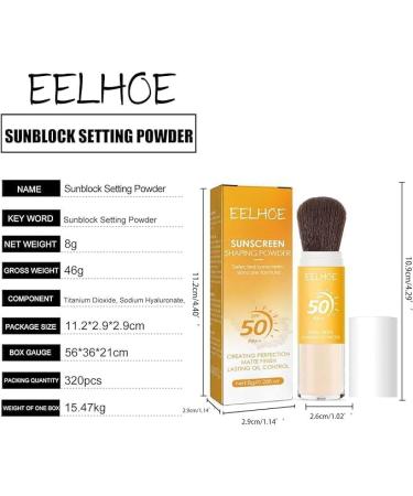 ZHBiwmatn 2024 New ineral unscreen owder Spf 50 Translucent Setting owder Brush Blurring Setting owder with Spf Face Makeup Puffs ineral Powder unscreen for Face Hair Scalp akeup Brush Sun creen owder (3pcs) - Buy Online on GoSupps.com