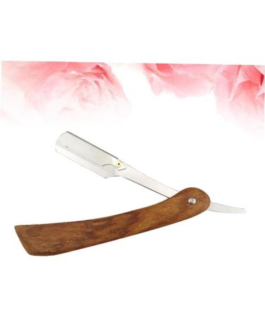 Doitool Metal Hand Razor - Safe Manual Throat Razor with Simple Open Design - Bamboo Handle | International Shipping - Buy Online on GoSupps.com