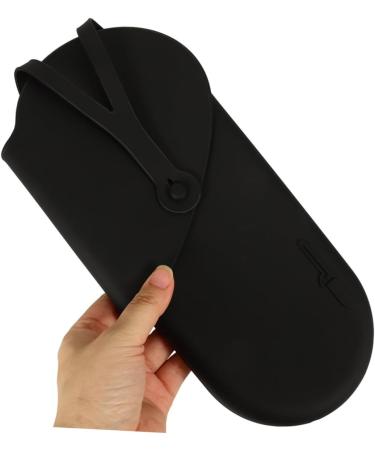 Outanaya 2pcs Portable Curling Iron Bag Black Hair Iron Pouch Curling Wand 29.50X13.50X2.00CM Black - Buy Online on GoSupps.com