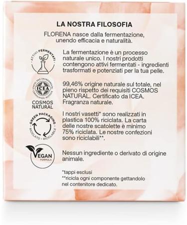  Florena FLORENA Fermented Skincare Natural Anti-Wrinkle Day Cream Vegan Anti-Aging Day Moisturizer with Honeysuckle Hyaluronic Acid and Natural Ingredients 50 ml - Buy Online on GoSupps.com