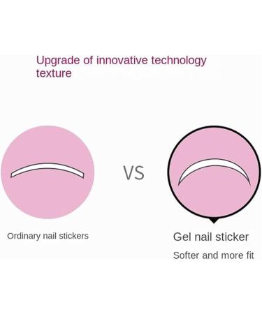 Dajidafu Non-toxic Formula Nail Stickers Chip-resistant And Safe To Rich Color Variety Silica Gel Gel Nail Stickers With UV Light - Buy Online on GoSupps.com