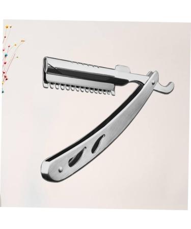 Minkissy 2-Pack Hairdresser Razor & Spatel Tool - Vintage Shaving Blade for Precision Cutting & Bart Grooming - Buy Online on GoSupps.com