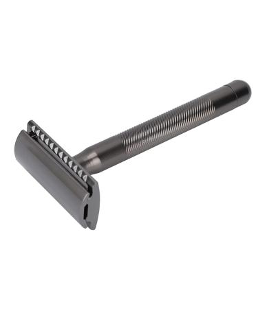 Buy Safety Razor - Double Edge Brass Handle Zinc Alloy for Travel & Home (Black) - Eco-Friendly Shaving Solutions - Buy Online on GoSupps.com