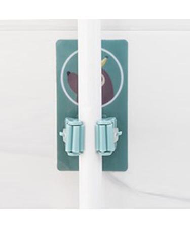 Mop Holder Broom and Mop Organizer Wall Hanging Multipurpose Cartoon Punch Free Self Adhesive Broom Storage Hanger for Laundry Bathroom Kitchen Garage - Buy Online on GoSupps.com