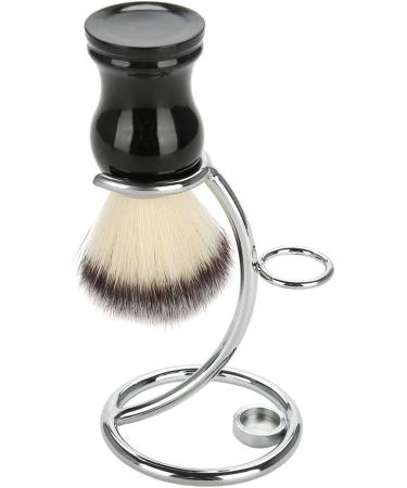 Shaving Brush Stand Stainless Steel Durable Shave Tool Kit 2 in 1 Portable Curved Shaving Brush Manual Razors Stand Holder for Men Home Use Hotel Use(#1) - Buy Online on GoSupps.com