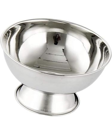 Buy SOLUSTRE Stainless Steel Shaving Bowl - Ideal for Shaving Soap Foam & Cream - Perfect for Home & Salon | Durable & Stylish Shaving Accessories (Silver) - Buy Online on GoSupps.com
