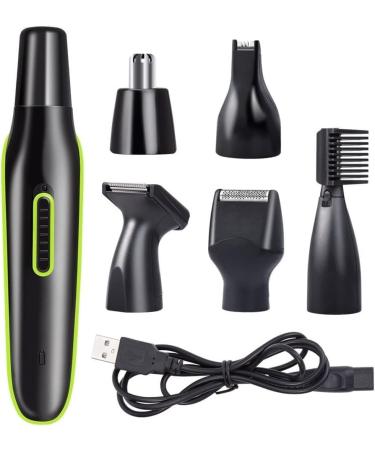 USB Rechargeable 4-in-1 Nose Hair Trimmer for Men - Waterproof Clipper & Facial Hair Groomer - Travel-Friendly Easy Cleansing - Buy Online on GoSupps.com