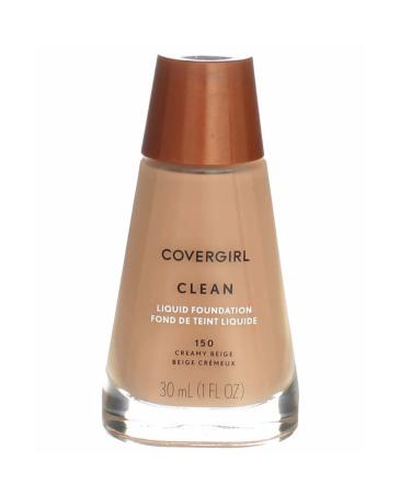CoverGirl Clean Liquid Makeup Creamy Beige 150 1 oz - Pack of 4 - Buy Online on GoSupps.com
