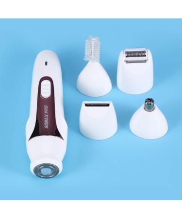 Milisten 5-in-1 Body Shaver | Electric Razors for Men & Women | Hair Removal Trimming & Nose Hair Cleaning - Miss Purple Power - Buy Online on GoSupps.com