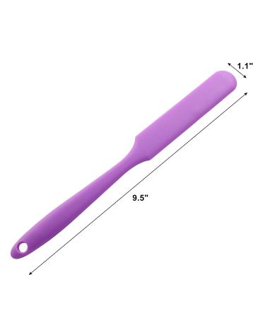 Buy Coufce 3-Piece Silicone Wax Spatula Set | Non-Stick Applicators for Wax Resin Ice Cream & Hair Removal | Colorful Kitchen Tools (Orange Yellow Violet) - Buy Online on GoSupps.com