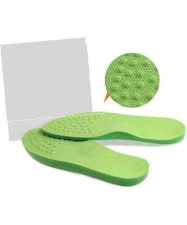 Reflexology Shoe Pads for Women & Men - Sports Correction Insoles for Foot Pain Relief & Arch Support | O Leg & Strephexopodia Fix | 22x7.5cm Green - Buy Online on GoSupps.com