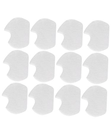 FOMIYES 12 Pairs Forefoot Pad Ladies Heels Metatarsal Pad Heels Inserts Women Inserts Foot Comfort Pads Womens Shoes Half Wool Felt Supplies Girl White Women's