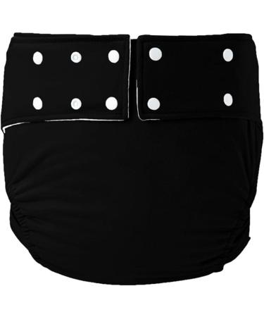 Shop 5 Set Adult Cloth Diapers - Reusable Incontinence Solutions Black (72-92 cm) | Eco-Friendly & Comfortable - Buy Online on GoSupps.com