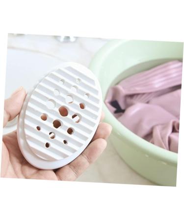 Ciieeo 9 Pcs Bathroom Soap Drainer Silicone Pink Basin Bar Soap Holder Travel Spray Bottle Perfume Claw Hammer Wrist Bands for Washing Face Soap Draining Holder Hollow Out Soap Box - Buy Online on GoSupps.com