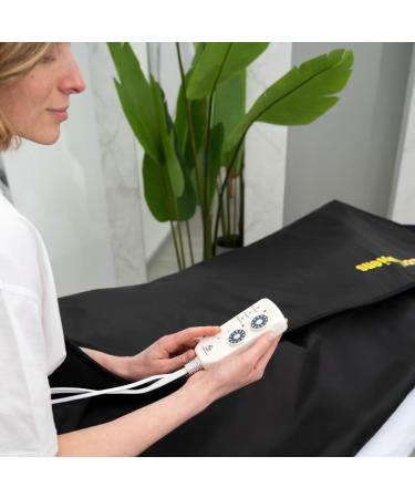 Portable Infrared Sauna Corner with 9 Heating Modes - Detox Beauty & Remote Control - 180x220cm Black Heating Blanket for Home Use - Buy Online on GoSupps.com