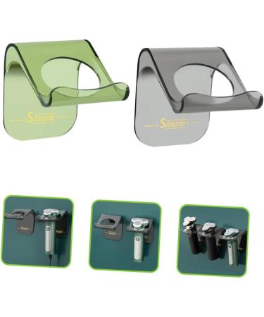 Healeeved 2-Piece Self-Adhesive Razor Holder for Electric Shavers | Wall-Mounted Solution for Organized Grooming - Buy Online on GoSupps.com
