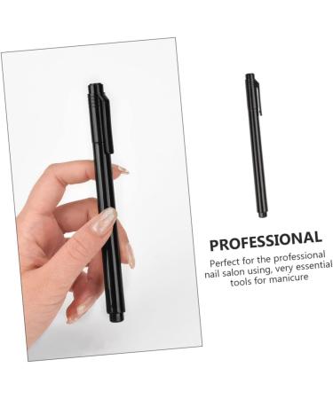 Healeved 1pc Nail Art Pen Nail Painting Brush Skin Marking Pen Fine Line Art Pens Nail Art Beauty Tool Mark Pen Drawing Line Pen Nail Salon Pen Manicure Black Painted Paint Pen Plastic - Buy Online on GoSupps.com