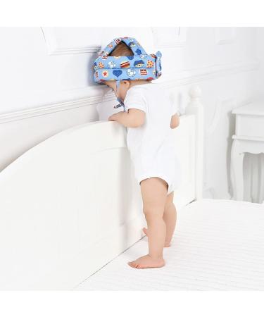 White Bear Baby Protection Helmet | Adjustable Toddler Safety Hat | Soft Infant Head Protection for Crawling & Walking - Buy Online on GoSupps.com
